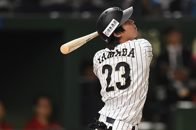 1回裏 山田哲人(東京ヤクルト)の犠飛で先制