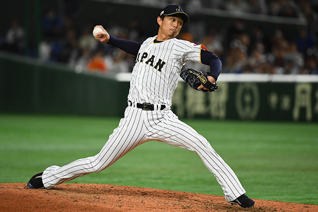 安定したピッチングを見せた3番手の増井浩俊(北海道日本ハム)