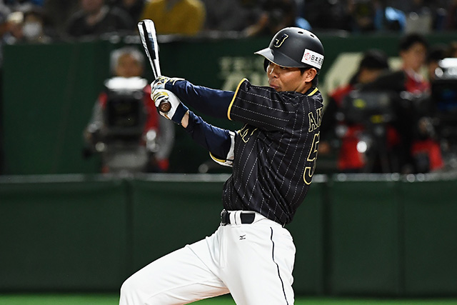2回表 秋山翔吾(埼玉西武)の犠牲フライで先制