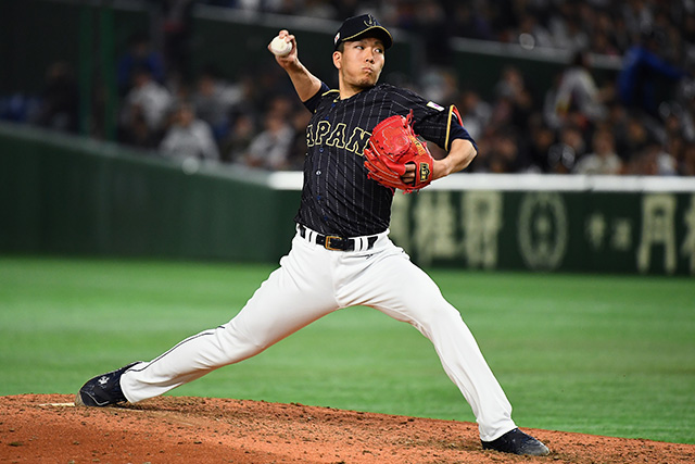 ピンチを招くも要所を抑えた千賀滉大(福岡ソフトバンク)