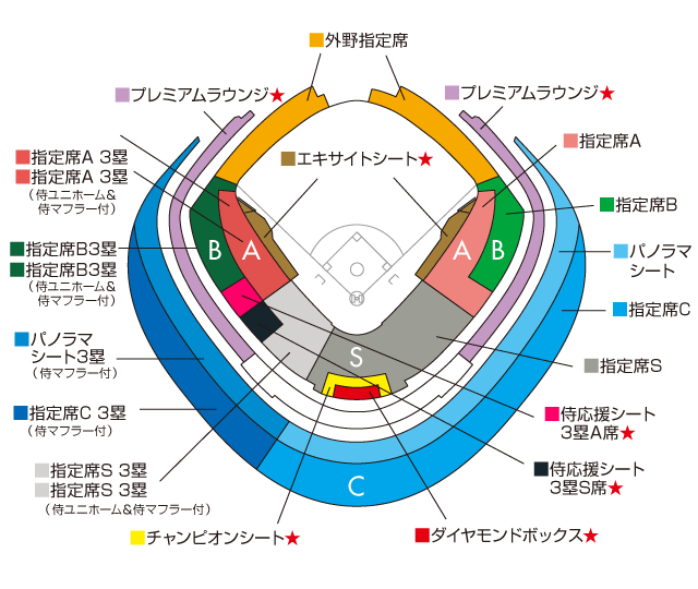 ドーム 座席 表 東京 東京ドーム座席表の見方まとめ。これでコンサートもバッチリ！